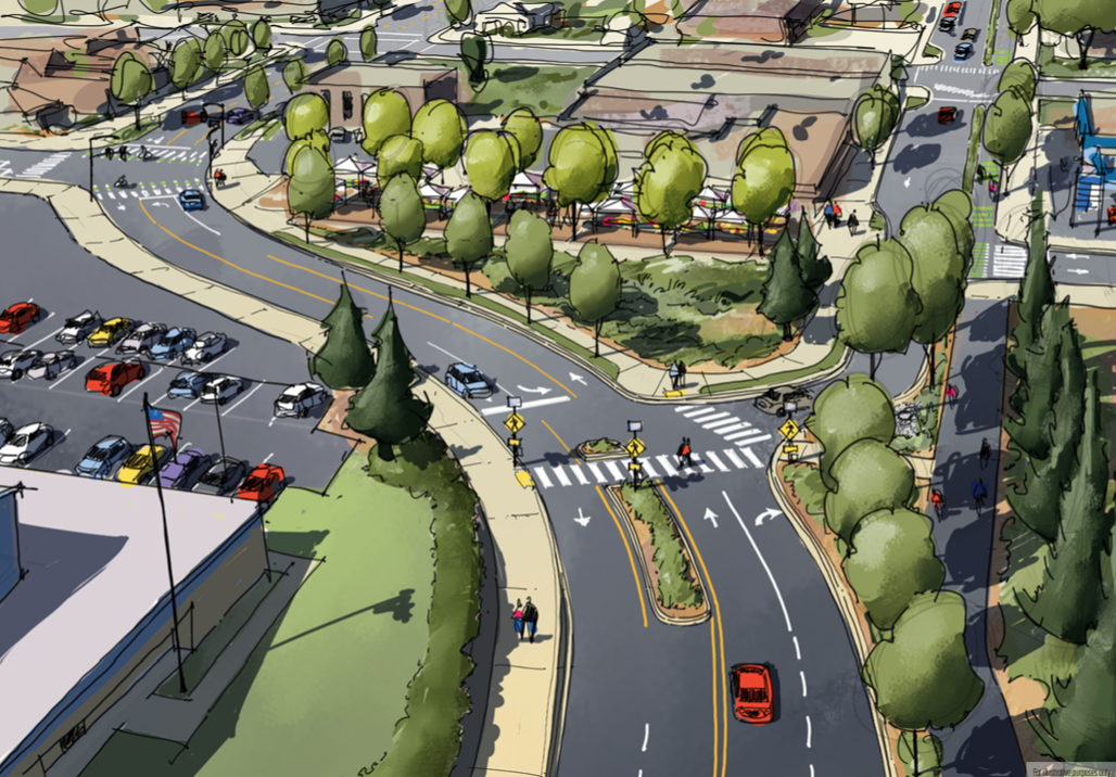 Belmont, 12th, and 13th Intersections & Two-Way Traffic - Future State