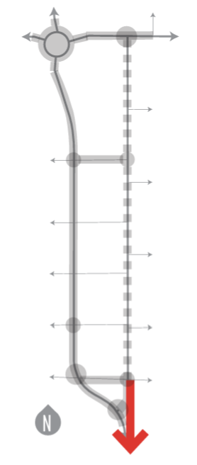 Bike Connection to Pacific Avenue project sitemap